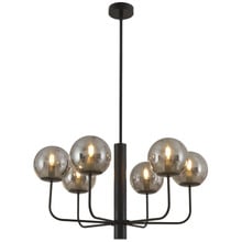 Clarie 6 Light Glass Pendant